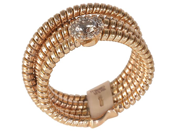 Autre Marque Anello a spirale Crivelli in oro rosa 18k 0,25 CTW - vista 5