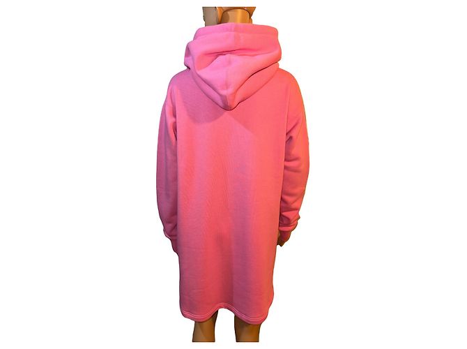 Vestido sudadera maxi Gucci Disney x Gucci rosa de algodón - vista 4