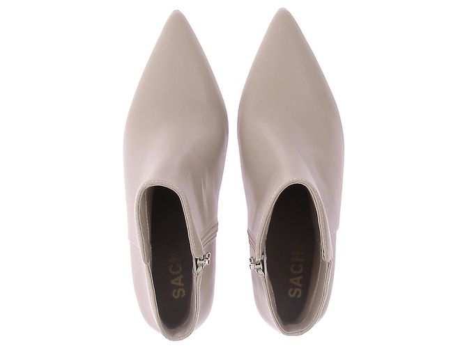 Autre Marque Non Signé / Unsigned ankle boots T.EU 38 Leather Beige - view 6