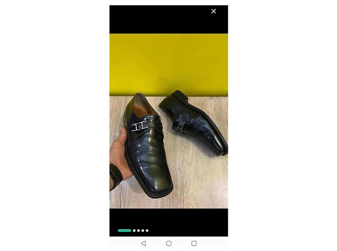 Constance Hermès Zapatos con cordones Negro - vista 2