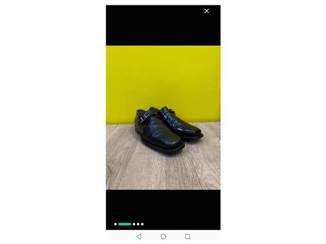 Constance Hermès Zapatos con cordones Negro - vista 3