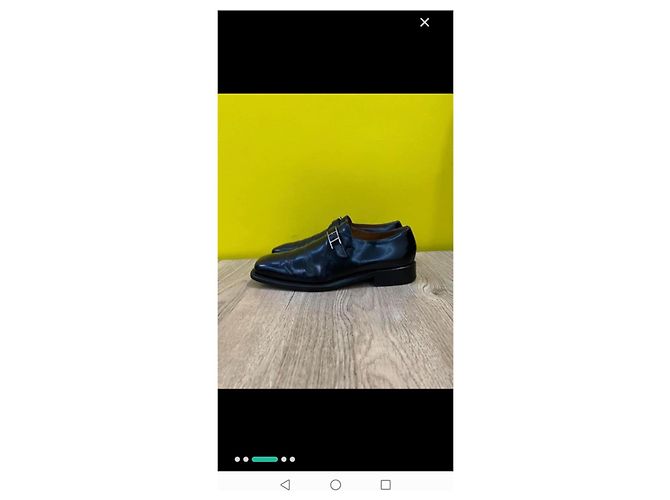 Constance Hermès Zapatos con cordones Negro - vista 4