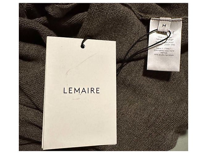 Lemaire Reversibles ärmelloses Strickkleid Moosgrün - Ansicht 5