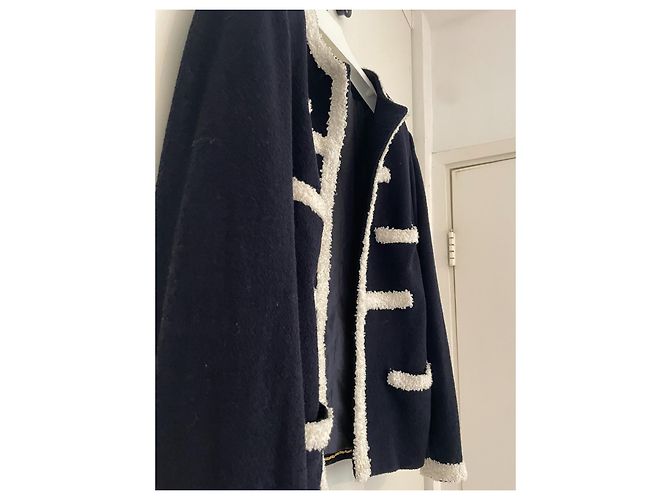 Cambon Chanel 1995 runway Navy Blue Jacket Dark blue - view 4