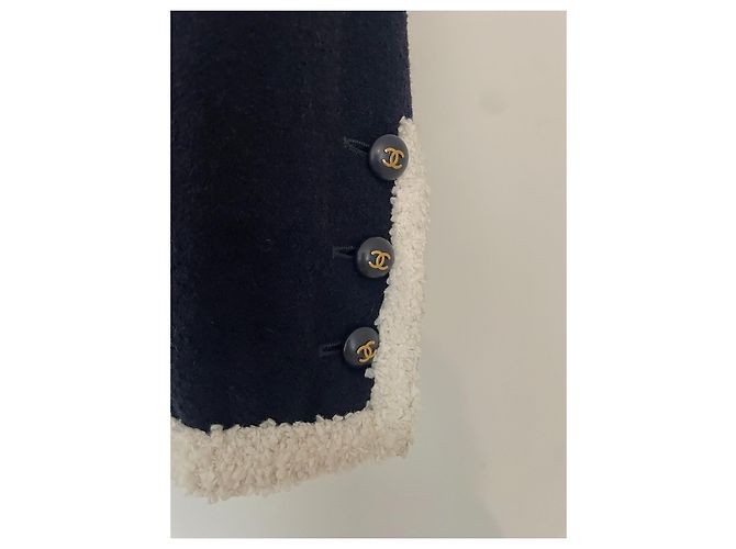 Cambon Chanel 1995 runway Navy Blue Jacket Dark blue - view 5