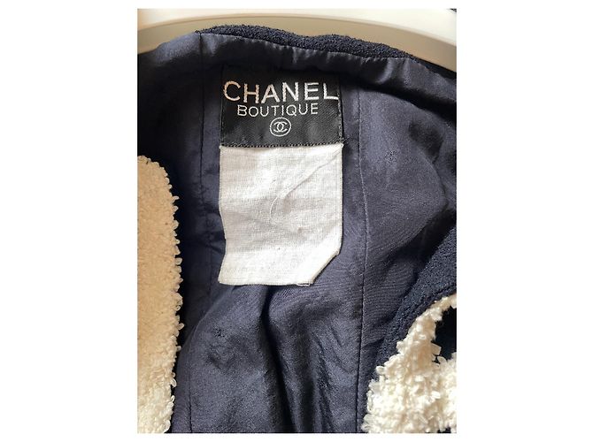 Cambon Chanel 1995 runway Navy Blue Jacket Dark blue - view 8