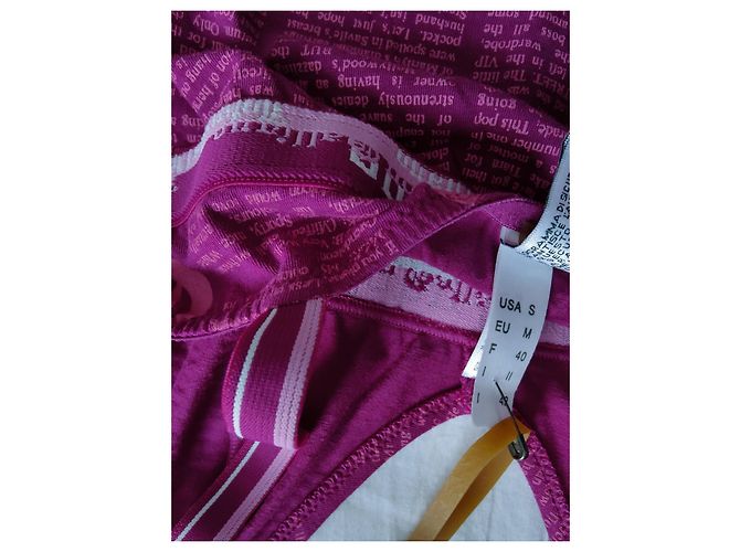 Vestido John Galliano Gazette Nine morado de algodón Púrpura - vista 2