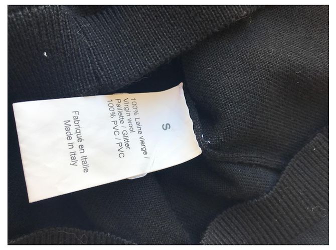 schwarzer Paillettenpullover Sonia Rykiel - 36 FR - Ansicht 6