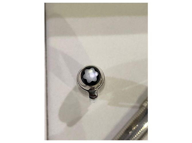 Montblanc Solitaire Meisterstück 146 LeGrand Perla Argento Silver hardware - vista 4