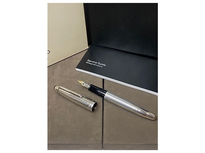 Montblanc Solitaire Meisterstück 146 LeGrand Perla Argento Silver hardware - vista 5