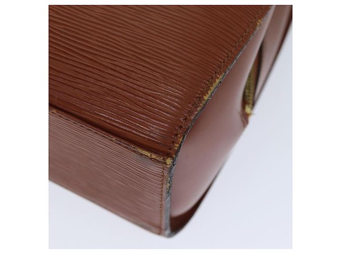 LOUIS VUITTON Borsa a Mano Epi Sorbonne Marrone M54513 LV Auth 74845 - vista 15