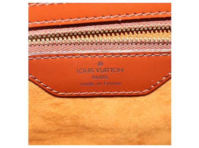 LOUIS VUITTON Borsa a Mano Epi Sorbonne Marrone M54513 LV Auth 74845 - vista 17