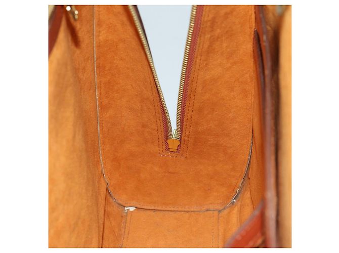 LOUIS VUITTON Borsa a Mano Epi Sorbonne Marrone M54513 LV Auth 74845 - vista 18