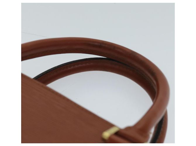 LOUIS VUITTON Borsa a Mano Epi Sorbonne Marrone M54513 LV Auth 74845 - vista 8