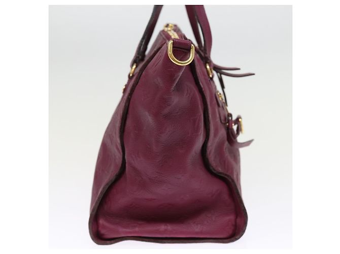 LOUIS VUITTON Borsa Tote Lumineuse PM Monogram Empreinte Oroll M94046 Auth ep4527 - vista 3