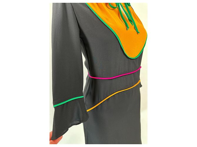 Vestido de seda Fontine Vanessa Bruno Multicolor - vista 4