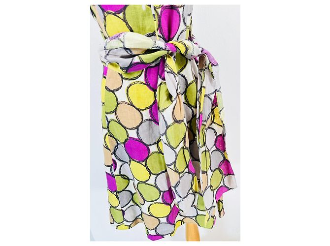 Hobbs Leinenkleid Mehrfarben - Ansicht 2