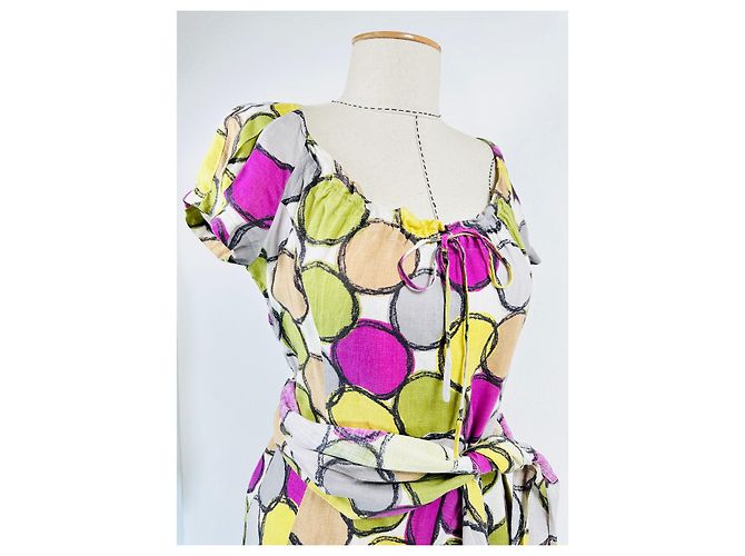 Hobbs Leinenkleid Mehrfarben - Ansicht 3