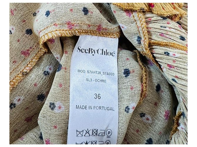 See by Chloé Top Mehrfarbig Polyester Mehrfarben - Ansicht 7