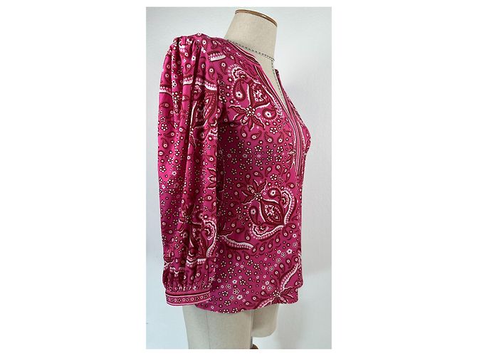 Hale Bob Paisley Bluse Mehrfarben - Ansicht 2