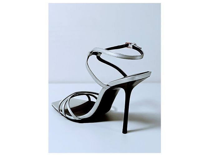 Sandali Saint Laurent Night 105mm Verde Menta Pelle Verde chiaro - vista 7