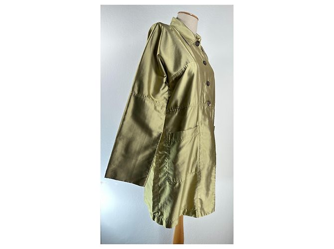 Gabardina de algodón verde Bitte Kai Rand - vista 2
