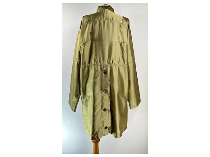 Gabardina de algodón verde Bitte Kai Rand - vista 4
