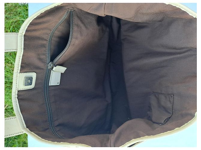 Borsa Tote Gucci Marrone in Tela e Pelle - vista 16