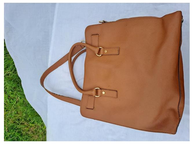 Borsa Michael Kors Hamilton Cammello - vista 13