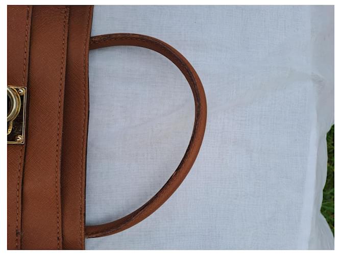 Borsa Michael Kors Hamilton Cammello - vista 14