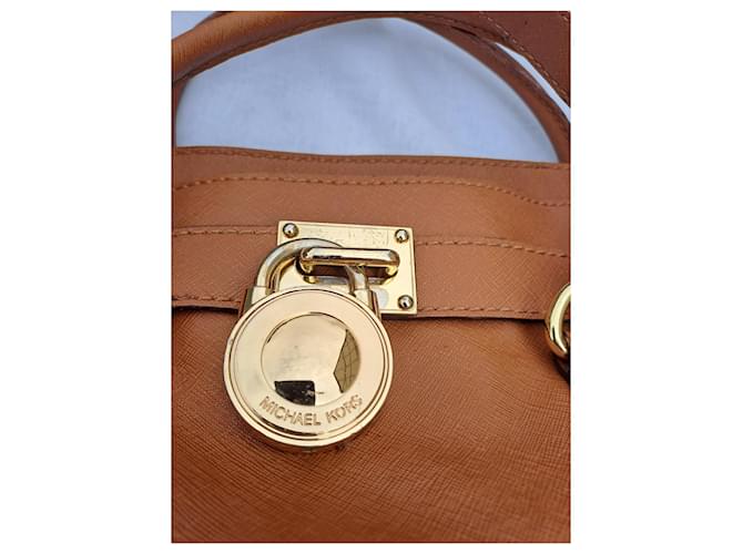 Borsa Michael Kors Hamilton Cammello - vista 16
