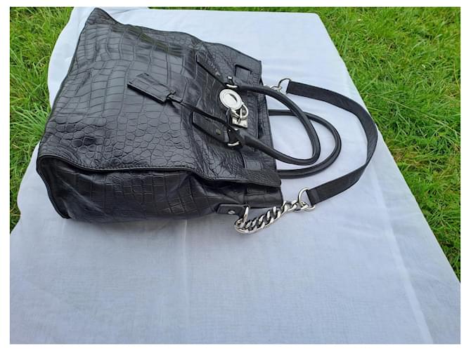 Borsa Michael Kors Nera Hamilton Nero - vista 10