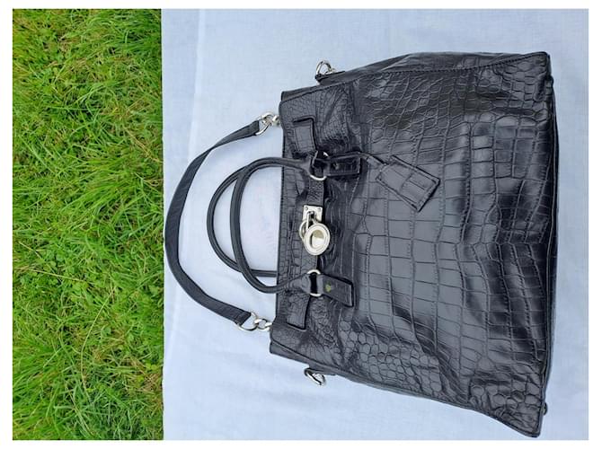 Borsa Michael Kors Nera Hamilton Nero - vista 12