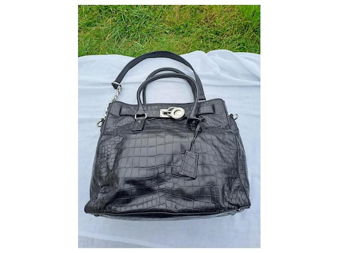 Borsa Michael Kors Nera Hamilton Nero - vista 5