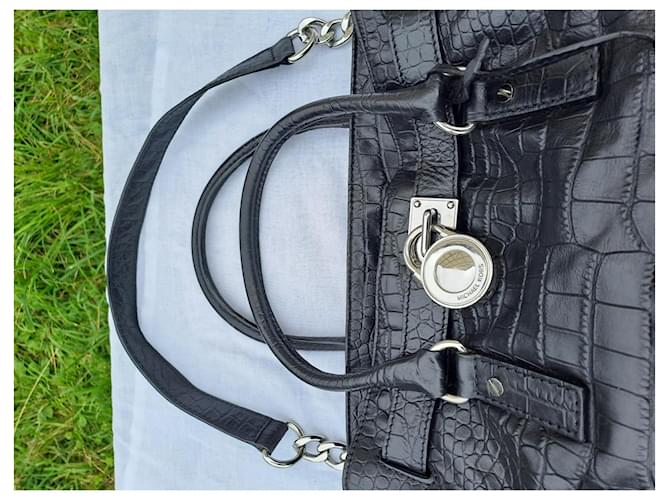 Borsa Michael Kors Nera Hamilton Nero - vista 8
