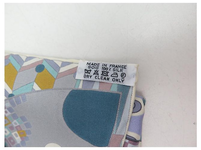 Aline Hermès NOVE FULAR HERMES LE ALI DELLA SETA QUADRATO 90 CM NUOVO FULAR IN SETA Multicolore - vista 12