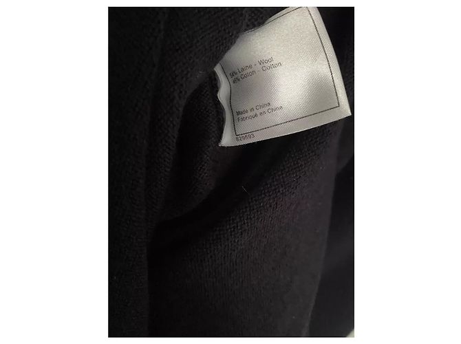 Cambon Abito Chanel in lana e cotone nero - vista 14