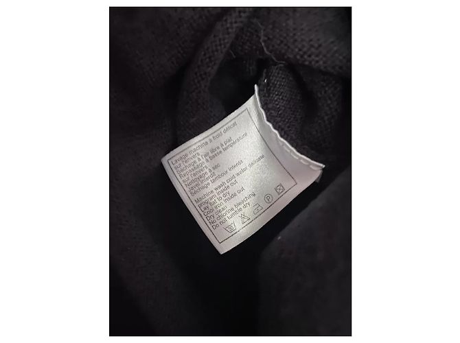 Cambon Abito Chanel in lana e cotone nero - vista 15