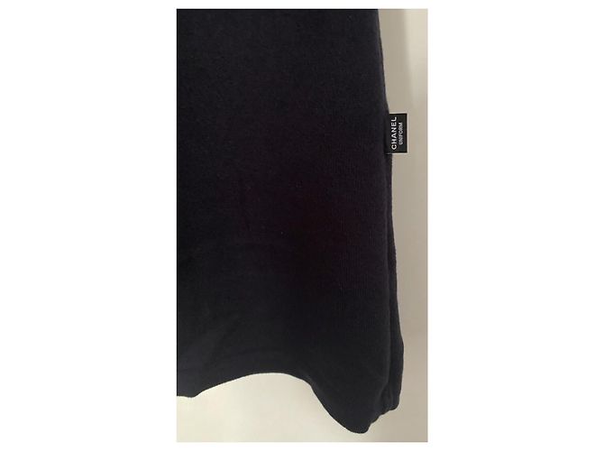 Cambon Abito Chanel in lana e cotone nero - vista 17