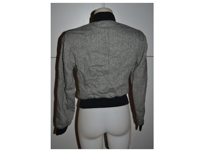 Autre Marque Jo Jacket Leather and Wool Coat Multiple colors - view 4