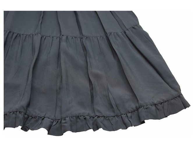 Autre Marque Vestido mini sin mangas de punto de algodón azul No 21 - vista 8