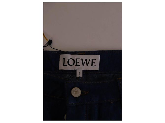 Loewe Jeans in cotone Blu - vista 5