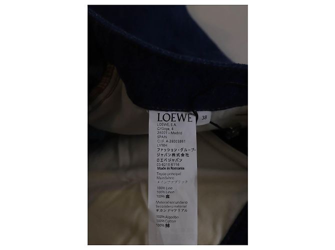 Loewe Jeans in cotone Blu - vista 6