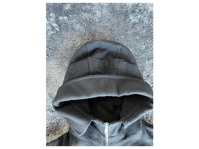 Comme Des Garcons Giacca nera con cappuccio Comme des Garçons taglia S Nero - vista 4