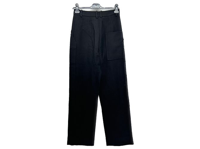 Autre Marque Pantalones Christopher Esber T.UK 8 Algodón Negro - vista 2