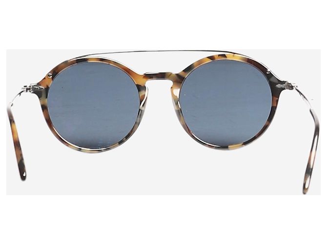 Persol Gafas de sol aviador de carey marrón Castaño - vista 2