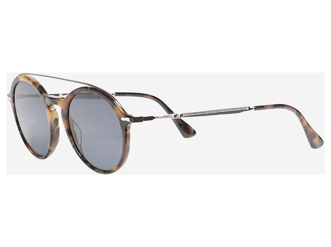 Persol Gafas de sol aviador de carey marrón Castaño - vista 3