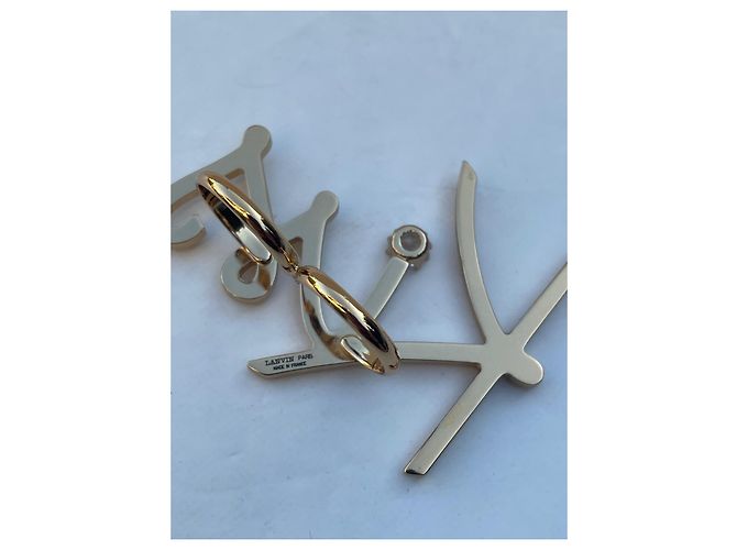 Anello doppio Lanvin Gold Kiss Jewel Oro Gold hardware - vista 5