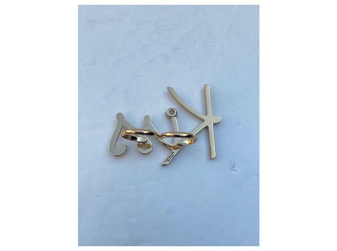 Anello doppio Lanvin Gold Kiss Jewel Oro Gold hardware - vista 6
