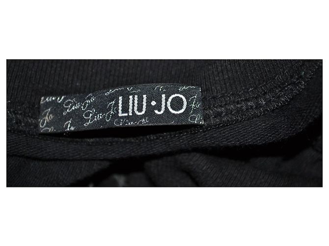 Liu.Jo Kleid schwarz Baumwolle Viskose Größe 42 - Ansicht 5